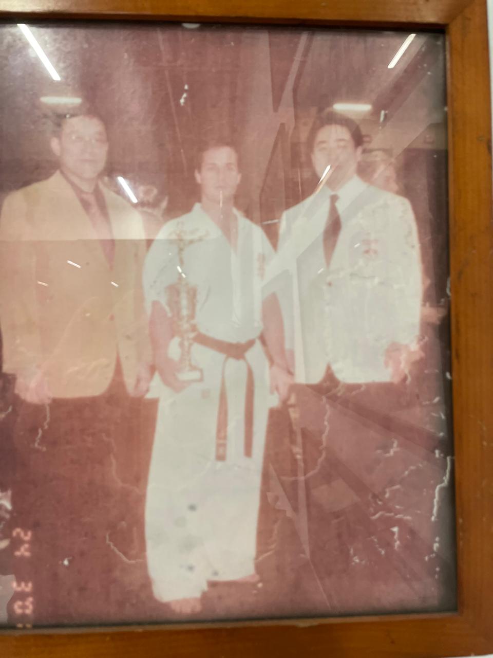 Sensei Erik Goldberg junto a Shihan Gorai y Kancho Matsui